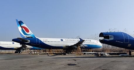A320 dismantling work accomplished successfully
